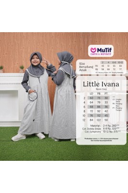 MUTIF GAMIS ANAK LITTLE IVANA