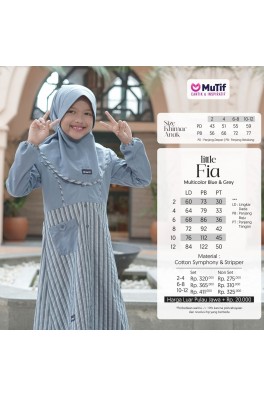 SARIMBIT GAMIS ANAK LITTLE FIA