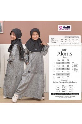 SARIMBIT GAMIS ANAK LITTLE ALANIS