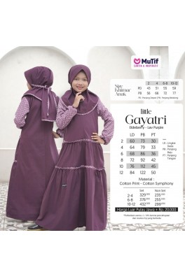 SARIMBIT GAMIS ANAK LITTLE GAYATRI