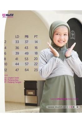 SARIMBIT MUTIF GAMIS ANAK LISTTLE FAJRINA