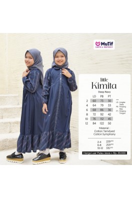 SARIMBIT MUTIF GAMIS ANAK LITTLE KIMITA