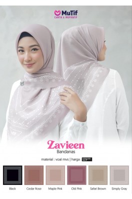 MUTIF HIJAB ZAVIEEN SCARF BANDANAS