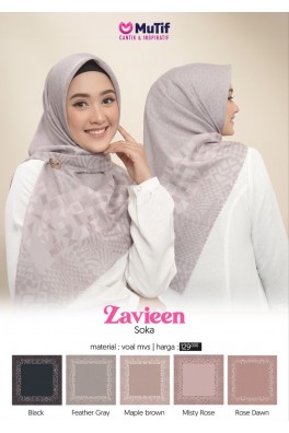 HIJAB ZAVIEEN SCARF SOKA
